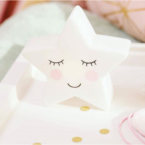 Nočné LED svetlo do detskej izbičky Hviezda