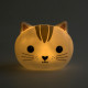Noční LED světlo do dětského pokojíčku Kočička