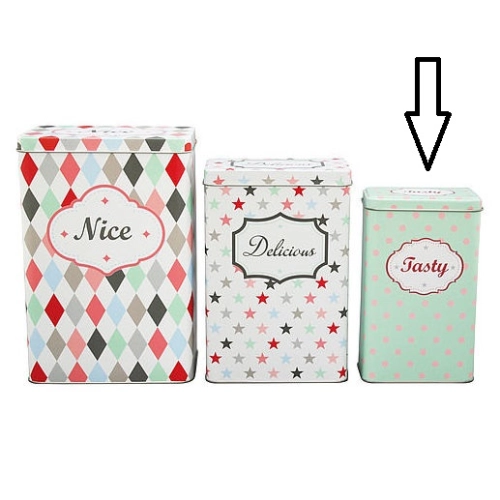 Plechovka s vekom Tasty - najmenšia