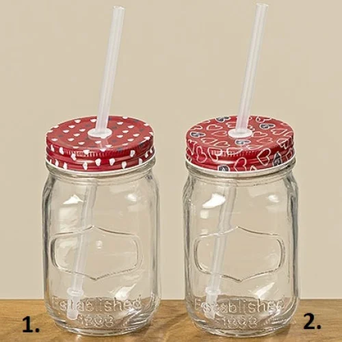 Pohárik so slamkou 500 ml