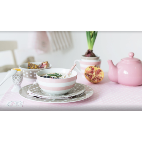 Porcelánová miska Pink stripes 600 ml Porcelánová miska Pink stripes 600 ml