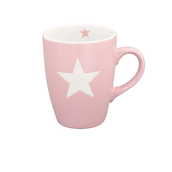Porcelánový hrnček Pink stars - 330 ml