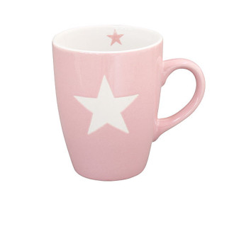 Porcelánový hrnček Pink stars - 330 ml