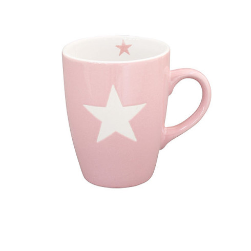 Porcelánový hrnček Pink stars - 330 ml