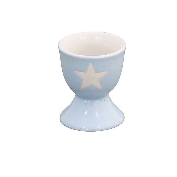 Porcelánový stojan na vajíčko Light blue Stars