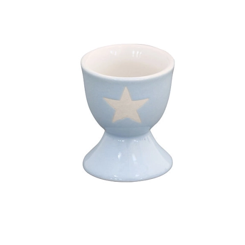 Porcelánový stojan na vajíčko Light blue Stars