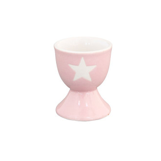 Porcelánový stojan na vajíčko Pink Stars