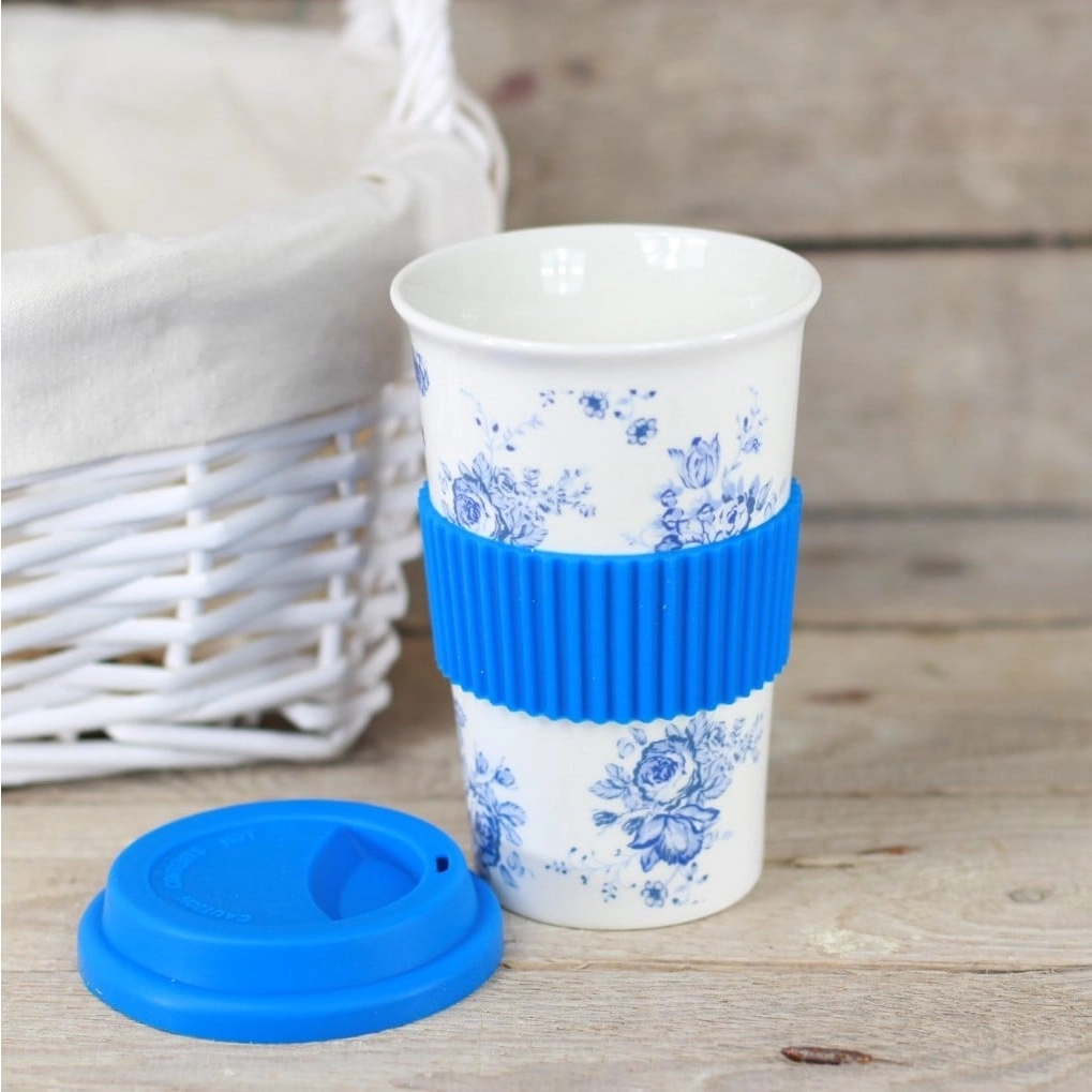 Porcelánový termohrnek Lea - 500 ml