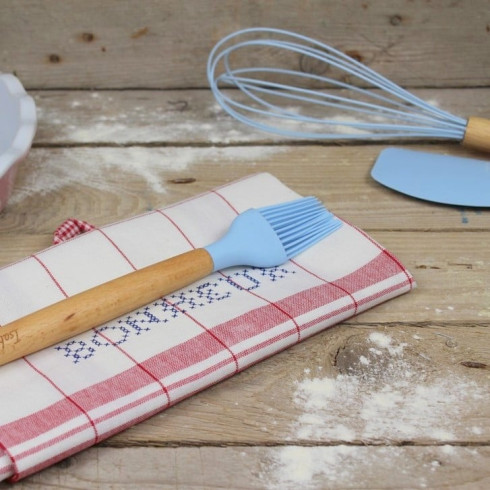 Silikonová máslovačka - 27 cm modrá, Isabelle Rose