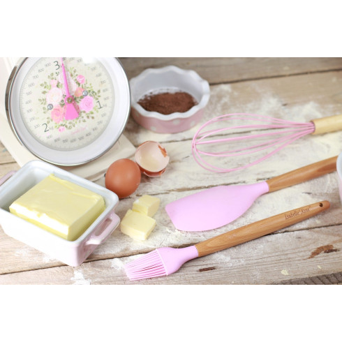 Silikonová máslovačka - 27 cm růžová, Isabelle Rose