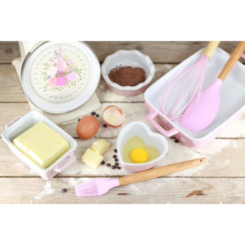 Silikonová máslovačka - 27 cm růžová, Isabelle Rose