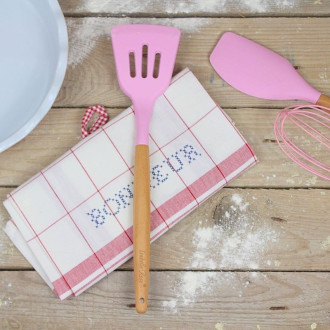 Silikónová obracačka 32 cm ružová, Isabelle Rose