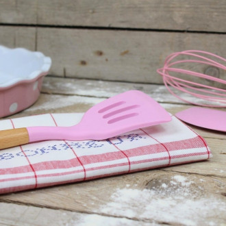 Silikónová obracačka 32 cm ružová, Isabelle Rose