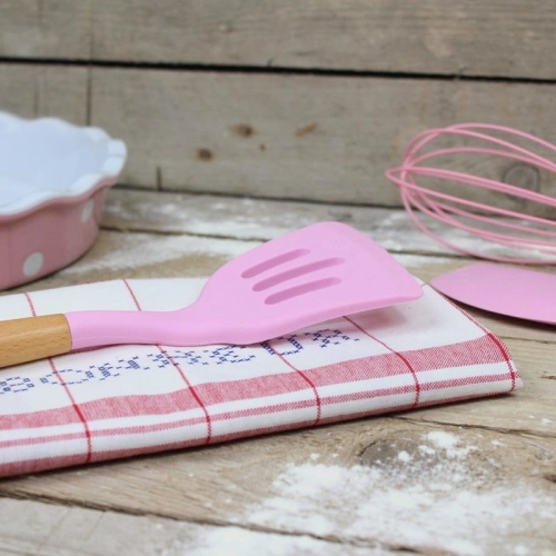 Silikónová obracačka 32 cm ružová, Isabelle Rose