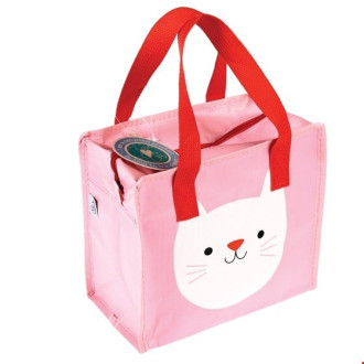 Taška so zipsom - motív mačička