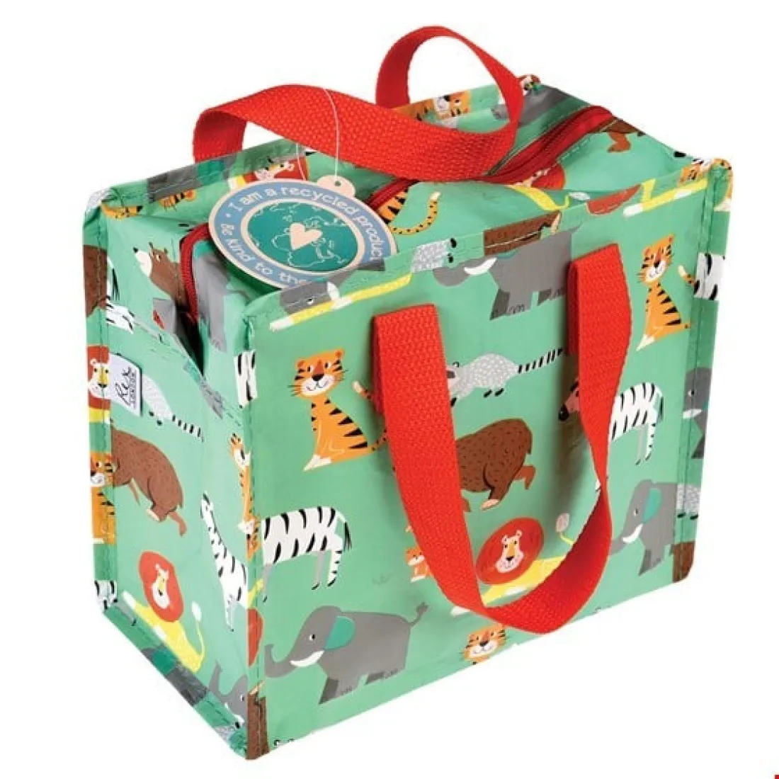 Taška so zipsom - motív zvieratká