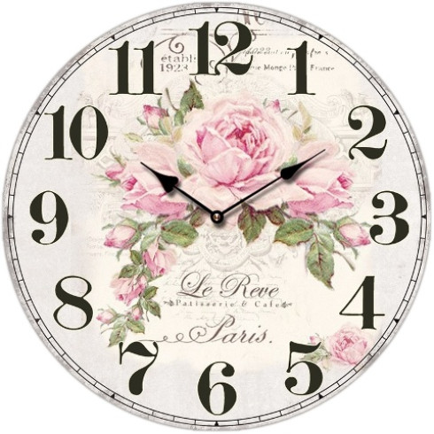 Drevené nástenné hodiny Le Reve 15 cm