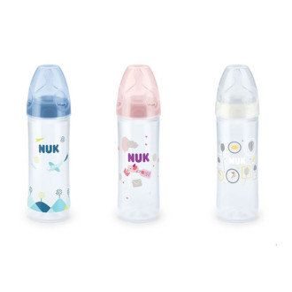 Dojčenská fľaša Love 250 ml, 6-18 m, biela