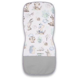 Obojstranná podložka do kočíka s motívom ježko, 78 cm