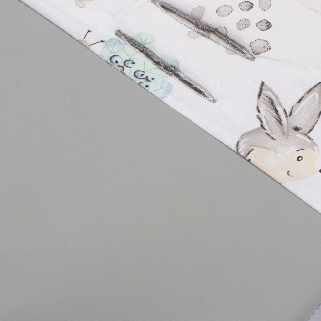 Oboustranná podložka do kočárku s motivem ježek, 78 cm