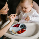 Detská silikónová lyžička Baby Ono, 2 kusy - ružová a fialová