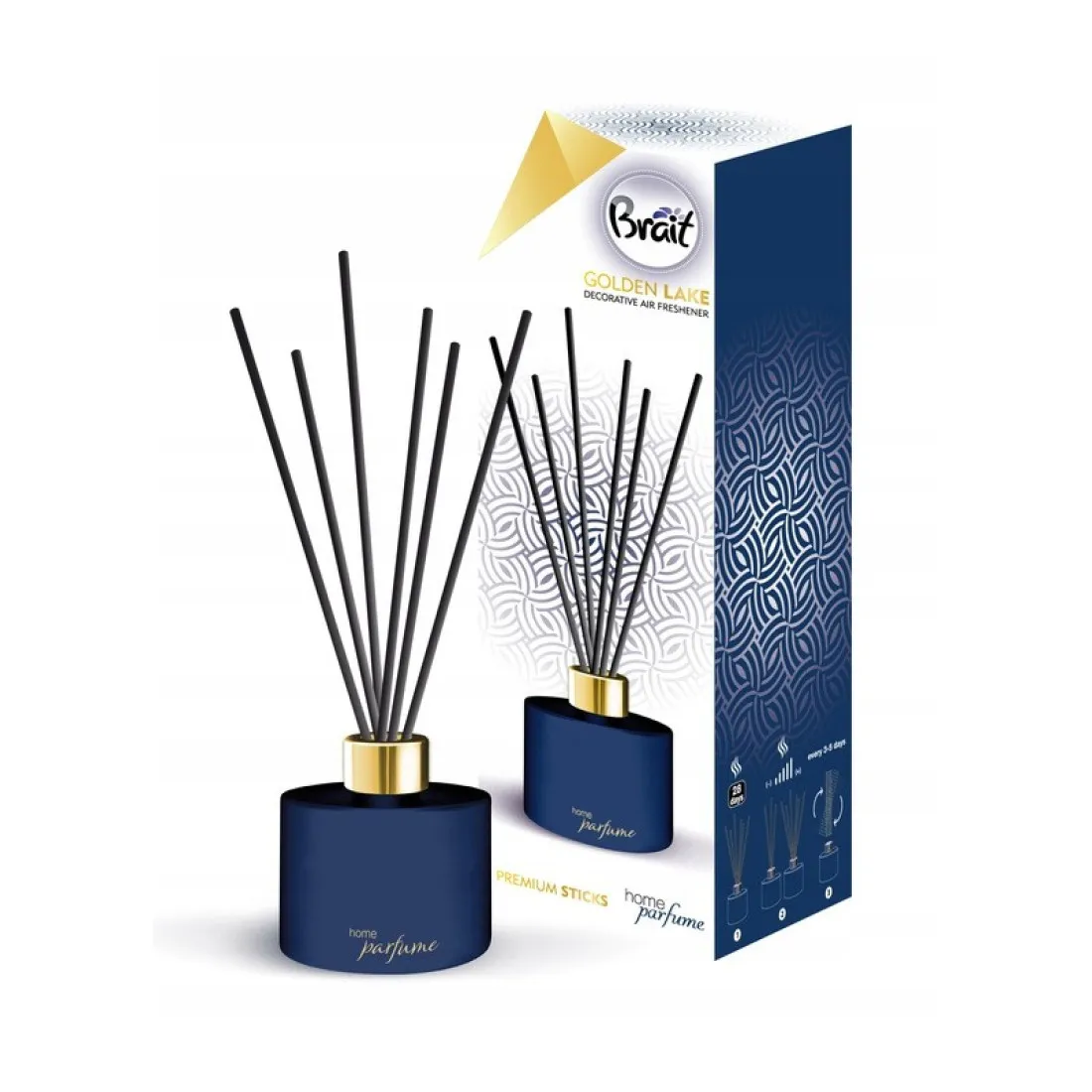 Brait Diffuser Golden Lake vonné tyčinky - 100ml