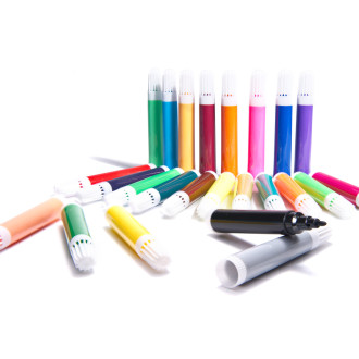 Detská výtvarná sada 86 ks - modrá