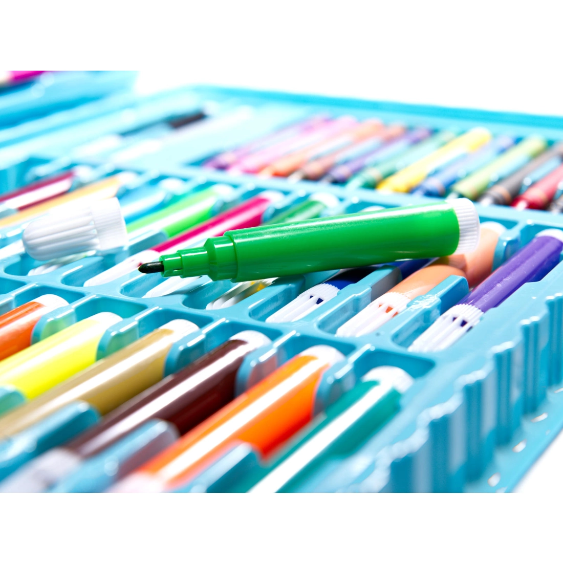 Detská výtvarná sada 86 ks - modrá