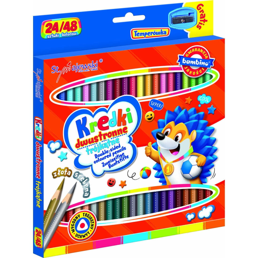 Oboustranné barvičky 24/48 barev + struhadlo