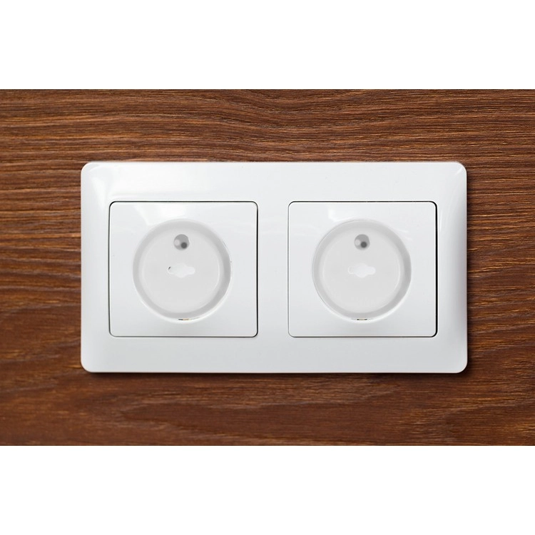 Bezpečnostní záslepky do zásuvek 15 ks + klíč - bílé