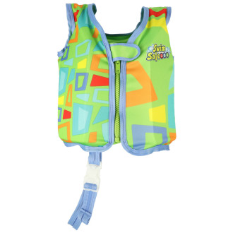 Detská plavecká vesta Aquastar pre deti od 1 do 3 rokov - zelená