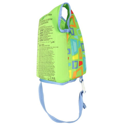 Detská plavecká vesta Aquastar pre deti od 1 do 3 rokov - zelená