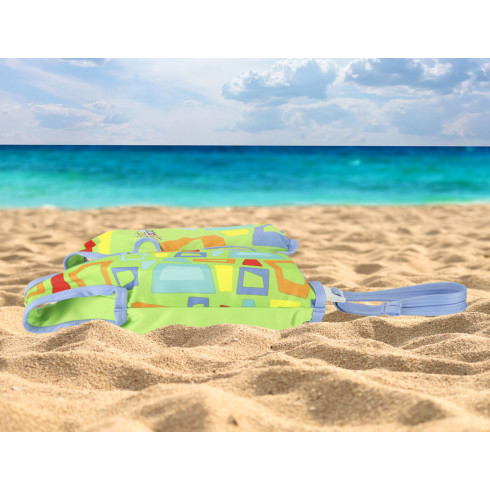 Detská plavecká vesta Aquastar pre deti od 1 do 3 rokov - zelená