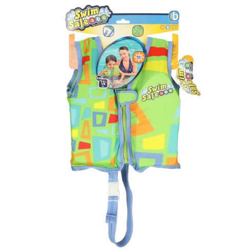Detská plavecká vesta Aquastar pre deti od 1 do 3 rokov - zelená