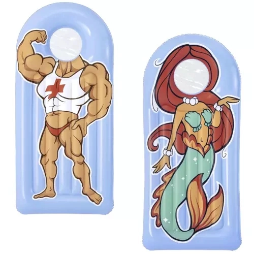 Nafukovací matrac Postava s priezorom, 188 x 89 cm