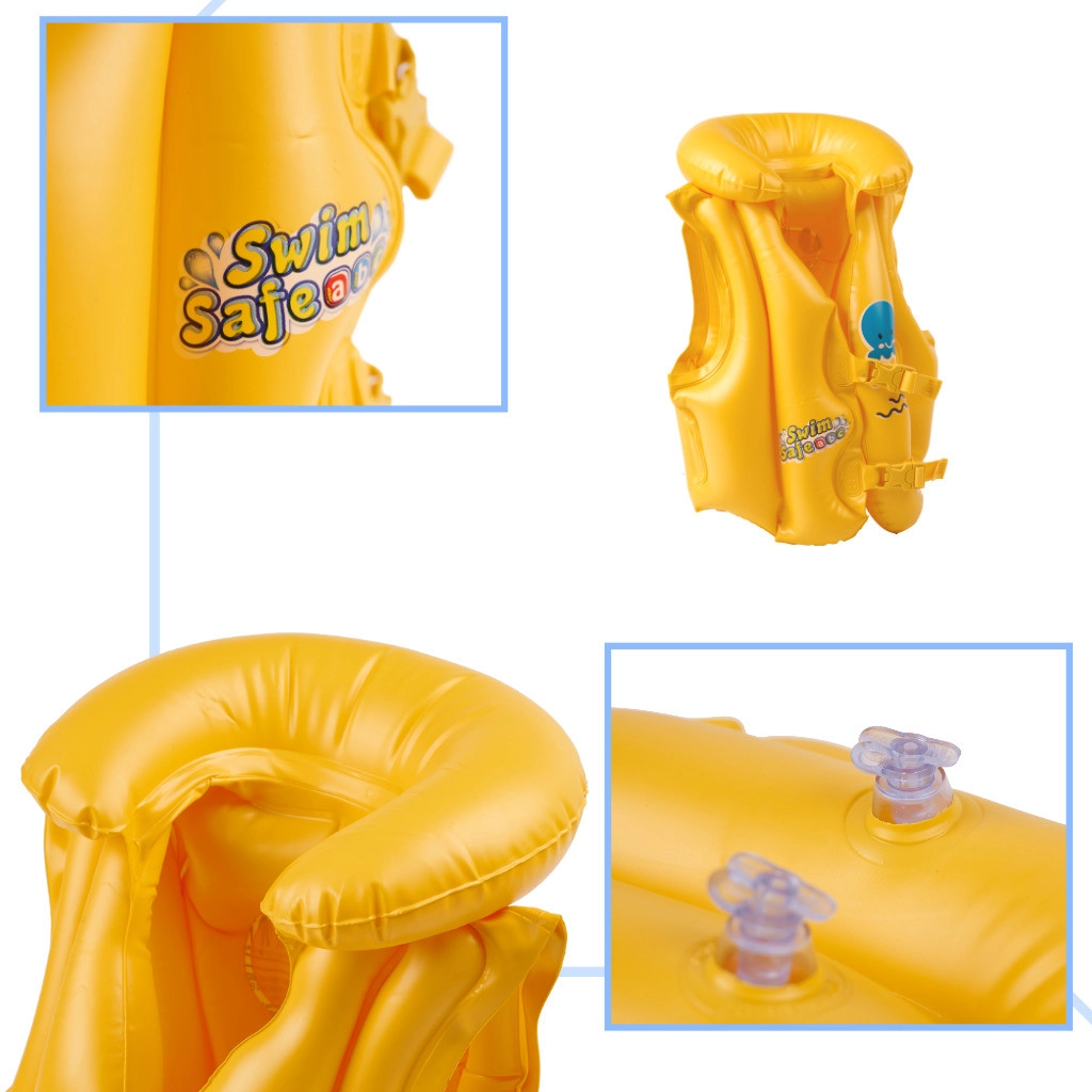 Nafukovacia plavecká vesta Bestway - pre deti od 3-6 rokov, žltá