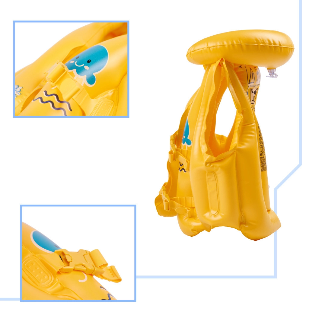 Nafukovacia plavecká vesta Bestway - pre deti od 3-6 rokov, žltá