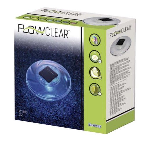 Solárna lampa do bazéna 18cm