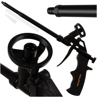 Montážna pištoľ na PU penu, kovová