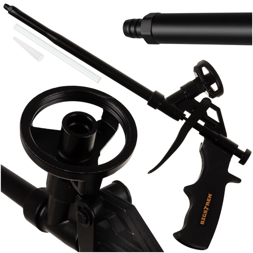 Montážní pistole na PU pěnu, kovová