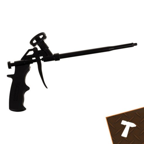 Montážní pistole na PU pěnu, kovová