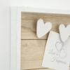Drevená dekoračná nástenka na fotky Darling