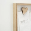 Drevená dekoračná nástenka na fotky Darling