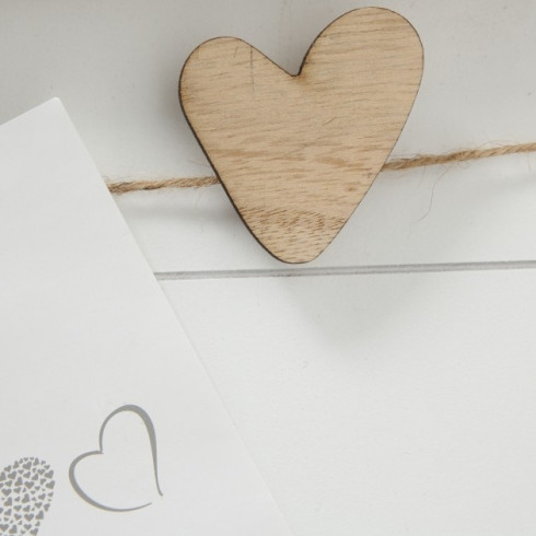 Drevená dekoračná nástenka na fotky Darling