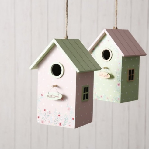 Drevená vtáčia búdka Antonia - 22 cm