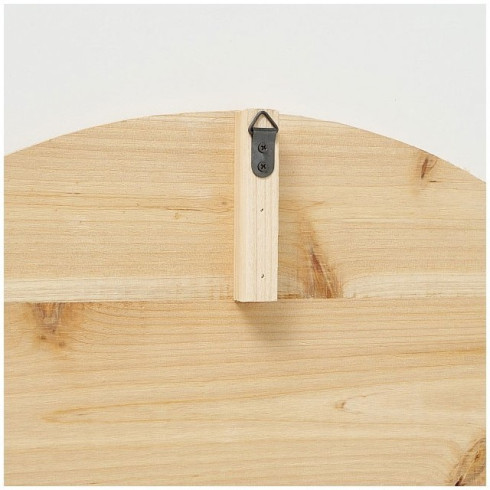 Hodiny nástenné drevené s motívom mapy - 74 cm