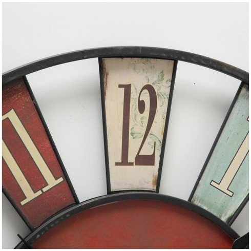 Hodiny nástenné Manege kovové - 73 cm