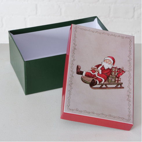 Kartónová krabica  s mikulášom 16,5 cm