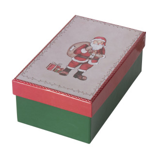 Kartónová krabica  s mikulášom 16,5 cm