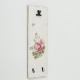 Vešiak na kľúče a odkazy s motívom ruží 57 cm